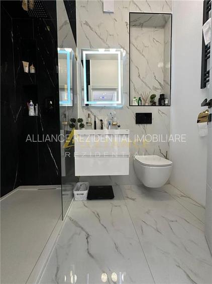 APARTAMENT LUX 2 camere MOBILAT cu GRADINA bloc NOU - 5