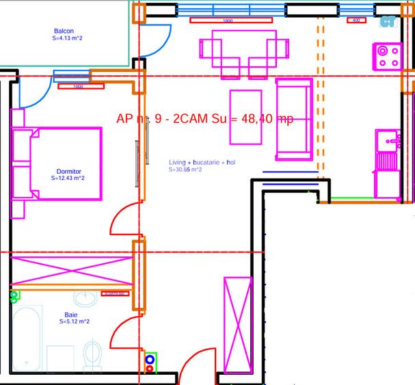 Apartament 2 camere, etaj 5, lift, parcare - zona Lidl Doamna Stanca
