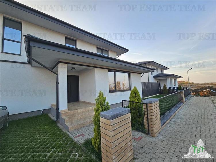 Vila lux 4 camere (dormitor parter) in Domnesti(Teghes)