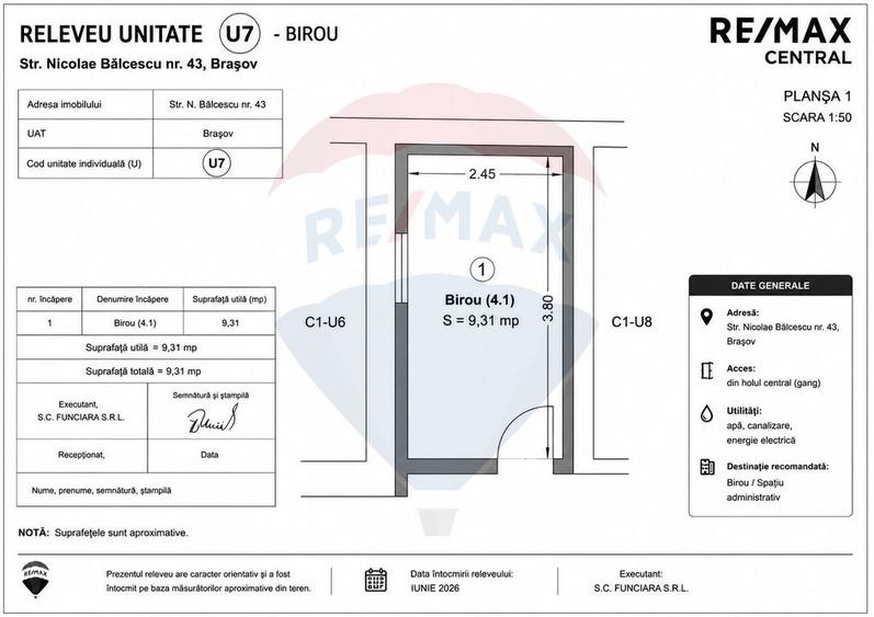 Oportunitate în Centrul Istoric –Spațiu comercial 299 mp utili, Brașov