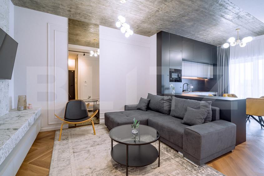 Apartament cu 2 camere, balcon și bucătărie modernă | EAS - Piața Țăranilor