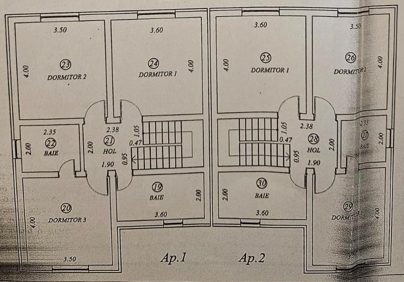 Duplex nou, 5 camere, P+E, cu perete despărțitor dublu, Dumbrăvița, comision 0%