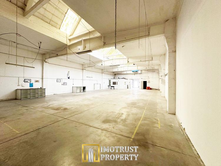Hală industrială 431 mp de închiriat – central Arad, acces TIR