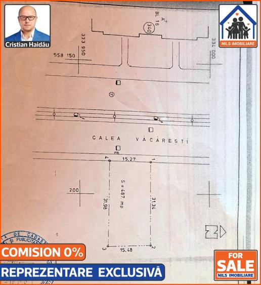 Teren 487mp | Calea Vacaresti - Mall Sun Plaza - Sector 4