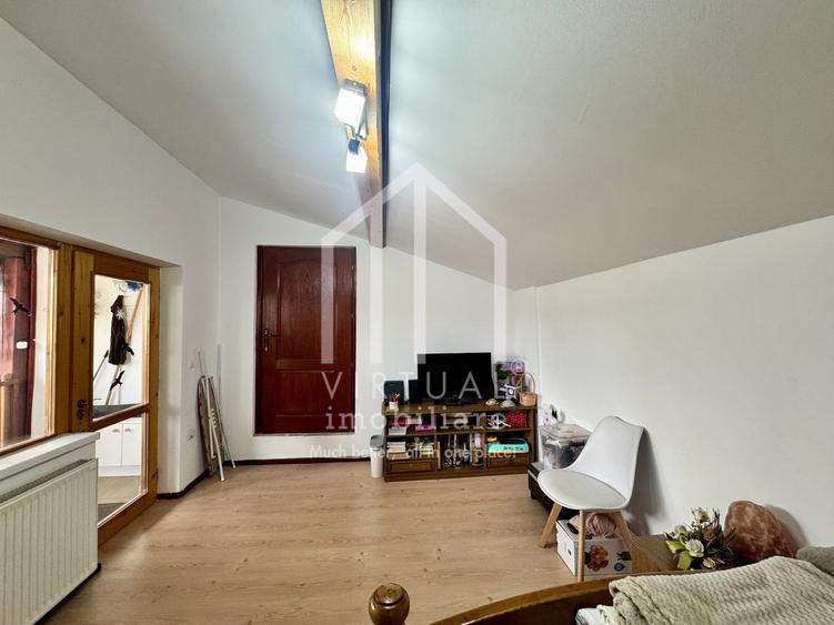 Apartament la casa cu 3 camere, 72mp utili + pivnita si magazie (30mp)