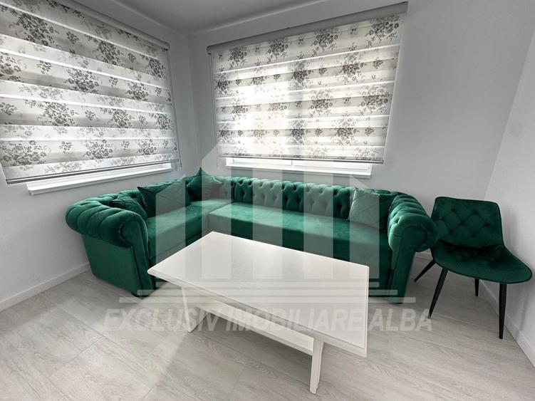 Casa insiruita | De inchiriat | 100 mp | Mobilata | Alba-Micesti