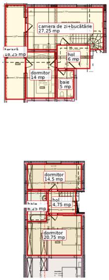 Apartament cu 4 camere și terasă de 18,25 mp, 111,94 mp total