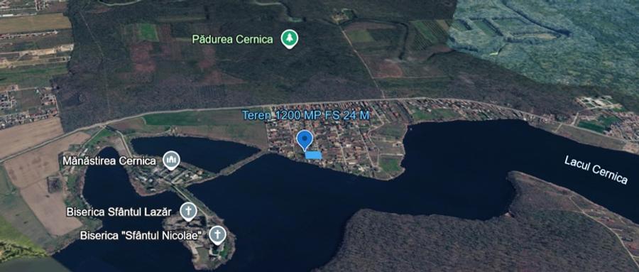De Vanzare Teren Cernica Strada Luceafarului Zona Lac Padure 1200 MP FS 24M