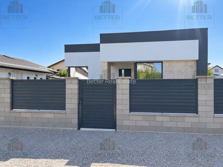 Casa individuală de vanzare pe parter, 4 camere - 2  bai, teren 454 mp Berceni - 5