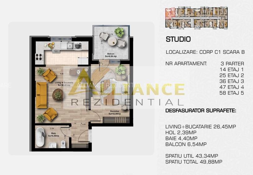 3 camere 2 bai - Complex rezidential modern - acces rapid la metrou - 13