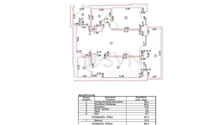 REA1026039 Cortina 126 I Apartament 3 camere I Finisaje premium
