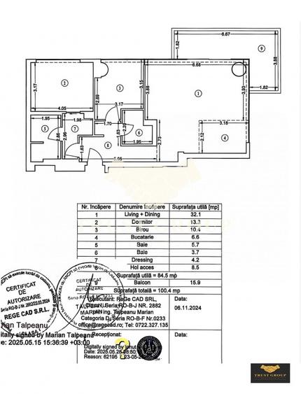 Apartament 3 camere | Floreasca | Loc de parcare + Boxa - 21