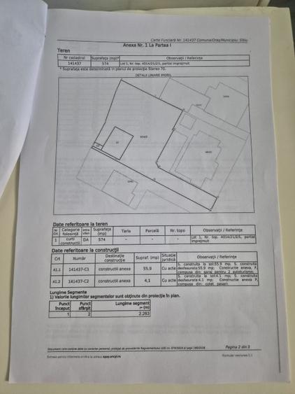Teren 574mp zona Sub Arini - certificat urbanism valabil