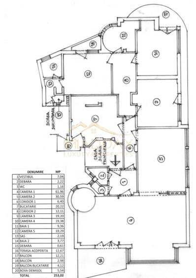 Resedinta interbelica premium **5 camere**252 MP***//Lascar Catargiu - 32
