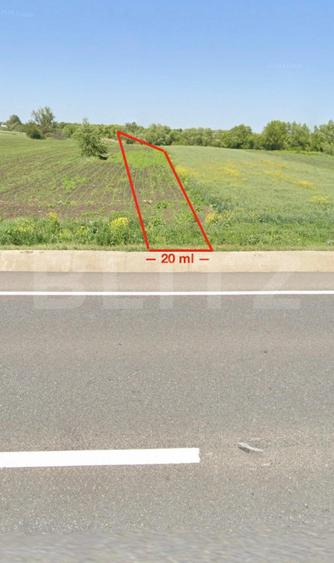 Teren intravilan 2500 mp, front 20 ml, Ilisesti - la Drumul European E58