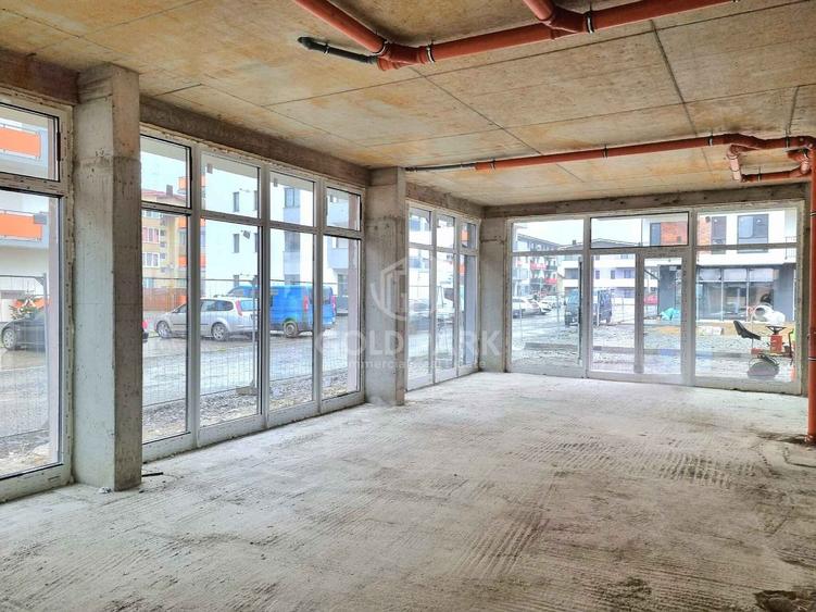 Spatiu Comercial - Zona Floresti - 100mp - Bloc Nou  - VITRINA MARE