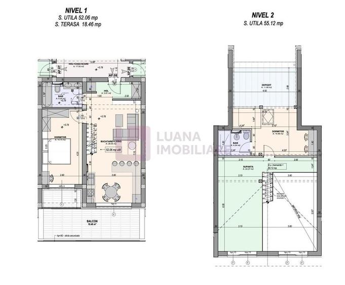 Penthouse 3 camere PREMIUM | mobilat | NOU | cartier exclusivist | video (Ra)