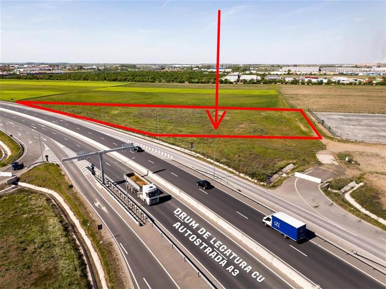 RECO Teren intravilan de vanzare – deschidere la DEx,16 acces direct zona indust