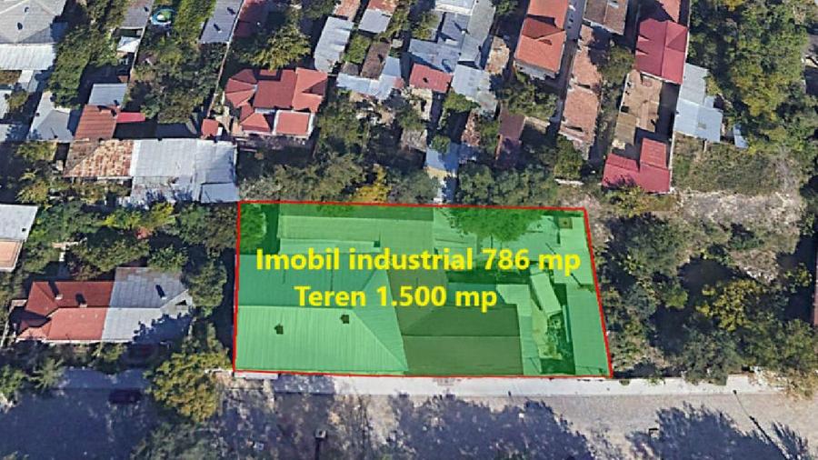 Imobil industrial 786 mp si Teren 1.500 mp Braila