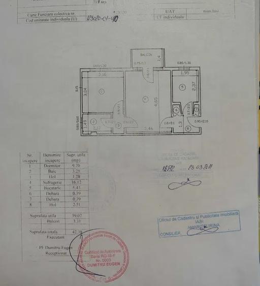 Apartament cu 2 camere, zona Canta