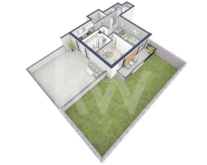 Apartament 3 camere, Parter, intabulare vara 2026 - 2