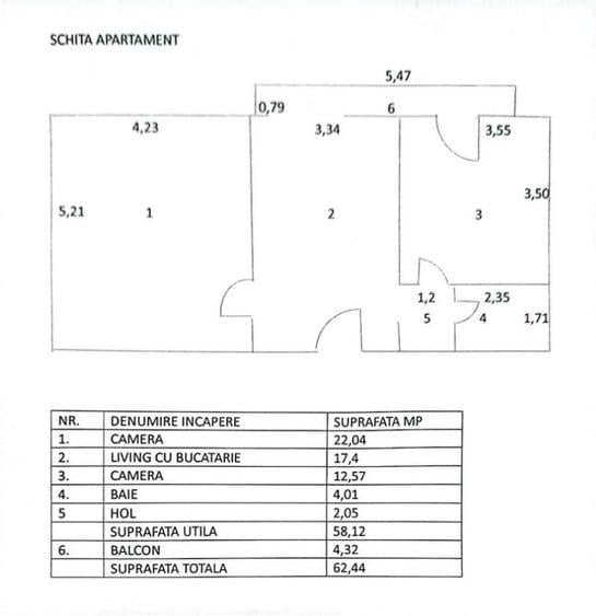 Apartament 2 camere Unirii | Mircea Voda | Camera de Comert