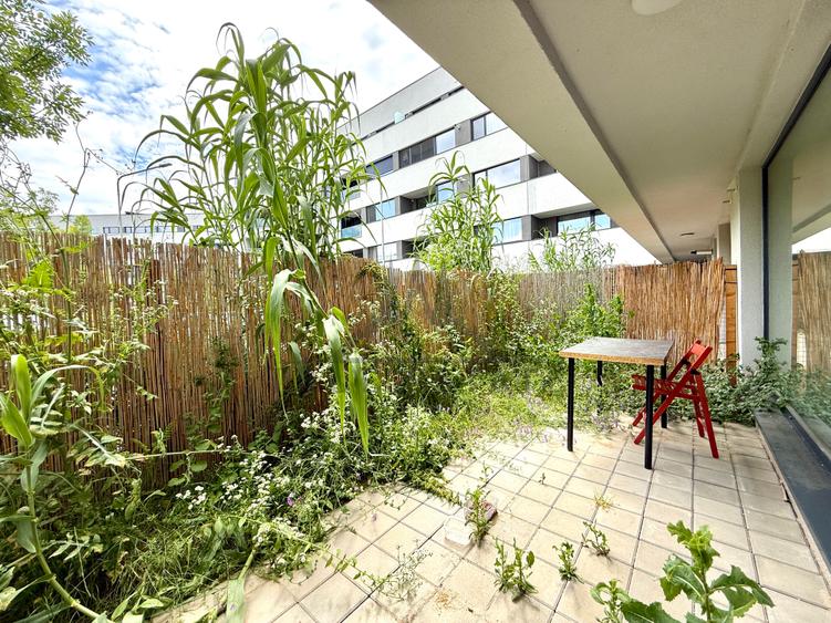 Studio dublu cu gradina in ansamblu cu piscina exterioara