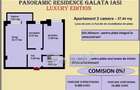 Apartament decomandat de vanzare in Iasi, Galata, 57,44 mp, bloc nou - 2