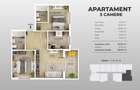Apartament 3 camere decomandat, bloc nou, Aparatorii Patriei metrou - 5