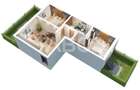 De vanzare Apartamet 61mp 3 camere 46mp gradina parcare Doamna Stanca - 2