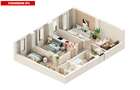 Apartament 3 camere 80 mp | Bloc nou | Parcare inclusă  | Valea Lupului - 1