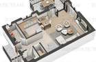 Vila individuala cuplata, in complex rezidential modern, cu 4 camere, toate util - 6