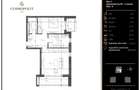 Apartament 2 Camere – Cosmopolit ZENIT Bloc C | Etaj 1 - 1