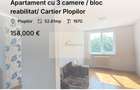 Apartament cu 3 camere / bloc reabilitat/ Cartier Plopilor - 1