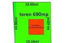 Teren intravilan 690mp cu casuta 72mp ,toate utilitatile,str.asfaltata,15,1ml d. - 1