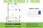 Apartament 2 camere-Str Cuza Voda-S=51.72 mp-parter - 2