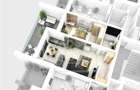 Apartament cu 2 camere, intabulat, finisat la alb (NCL-29D-Ra) - 8