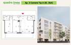 Apartament 3 camere spațios, etaj 3  / QUADRA TREES / DIRECT DEZVOLTATOR - 1