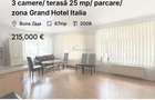 3 camere/ terasă 25 mp/ parcare/ zona Grand Hotel Italia - 1