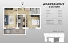 Apartament nou, disponbil imediat - 2 camere. decomandat, Berceni, S4 - 1