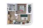| Apartament cu 2 camere tip studio-131545 euro cu TVA inclus - 2