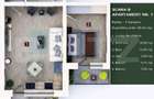 Apartament 2 camere, living cu bucătărie open space, balcon –45 mp utili - 2