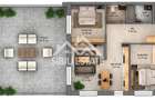 Apartament Penthouse 3 Camere, Finisat, Parcare Interioara,Comision 0 - 1