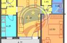 Apartament 2 camere, aproape de Piața Valea Roșie