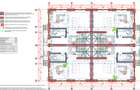 Teren intravilan, 10 ari cu autorizatie constructie, P+1+ER - 4 apartamente - 5