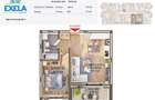 Apartament cu 2 camere finisat la cheie 51 mp zona Brana din Selimbar