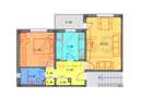Ap 2 camere | 54 mp | decomandat | km 4 | mobilat/utilat - 1