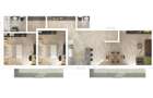Apartament etaj 2 cu 78 mp utili 3 camere 2 bai parcare in D-na Stanca - 2