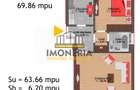 2 camere+parcare-200m metrou M.Bravu-0% comision-550m parc-33 mpu Living - 4