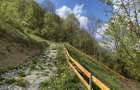 Teren vedere panoramică lac Paltinu si dealuri împădurite in Valea Doftanei - 13